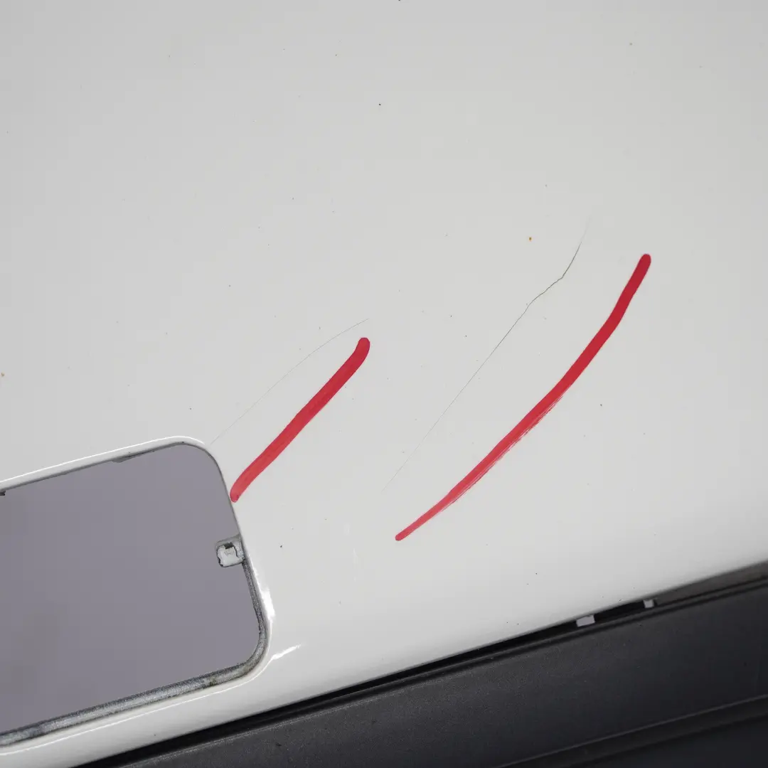 Bumper M Sport Trim Panel Alpinweiss Alpine White - 300 to BMW E82 E88 Rear with Part number 0036311 BMW E82 E88 Rear Bumper M Sport Trim Panel Alpinweiss Alpine White - 300 - SKU 0036311-AW5 - Part number 0036311