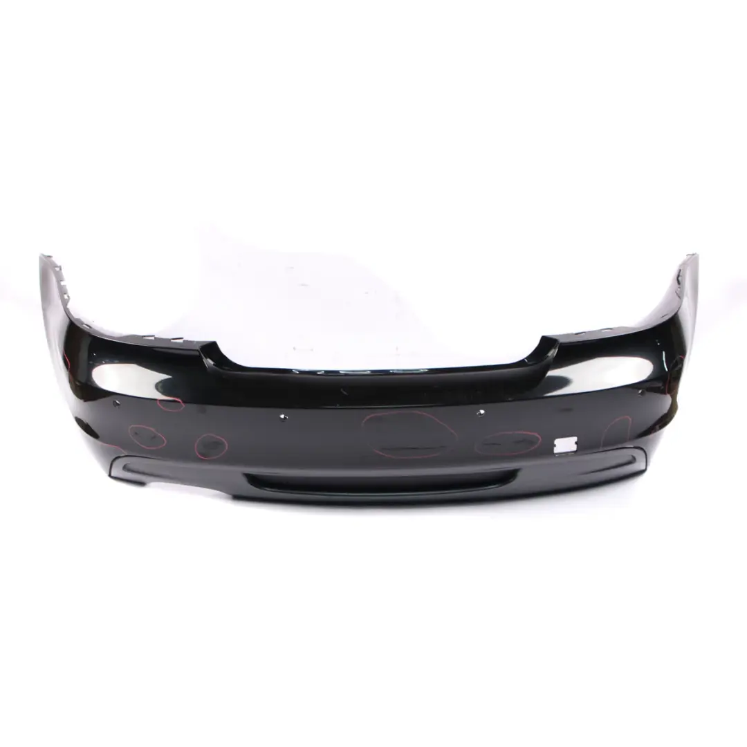 Bumper M Sport Trim Panel Cover Black Sapphire Metallic - 475 to BMW E82 E88 Rear with Part number 0036311 BMW E82 E88 Rear Bumper M Sport Trim Panel Cover Black Sapphire Metallic - 475 - SKU 0036311-BS - Part number 0036311