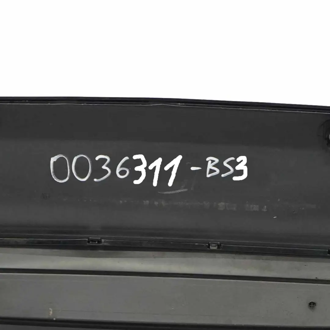 BMW 1 E82 E88 3 M Sport Rear Bumper Trim Panel Black Sapphire Metallic - 475 - SKU 0036311-BS3 - Part number 0036311