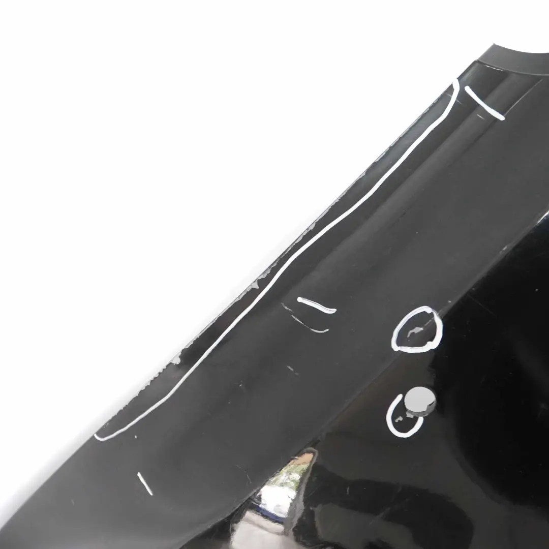 BMW 1 E82 E88 3 M Sport Rear Bumper Trim Panel Black Sapphire Metallic - 475 - SKU 0036311-BS3 - Part number 0036311