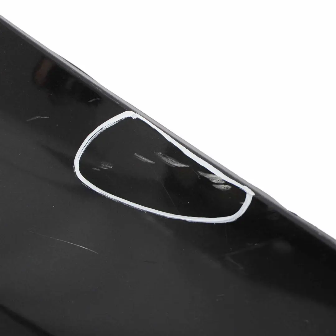 BMW 1 E82 E88 3 M Sport Rear Bumper Trim Panel Black Sapphire Metallic - 475 - SKU 0036311-BS3 - Part number 0036311