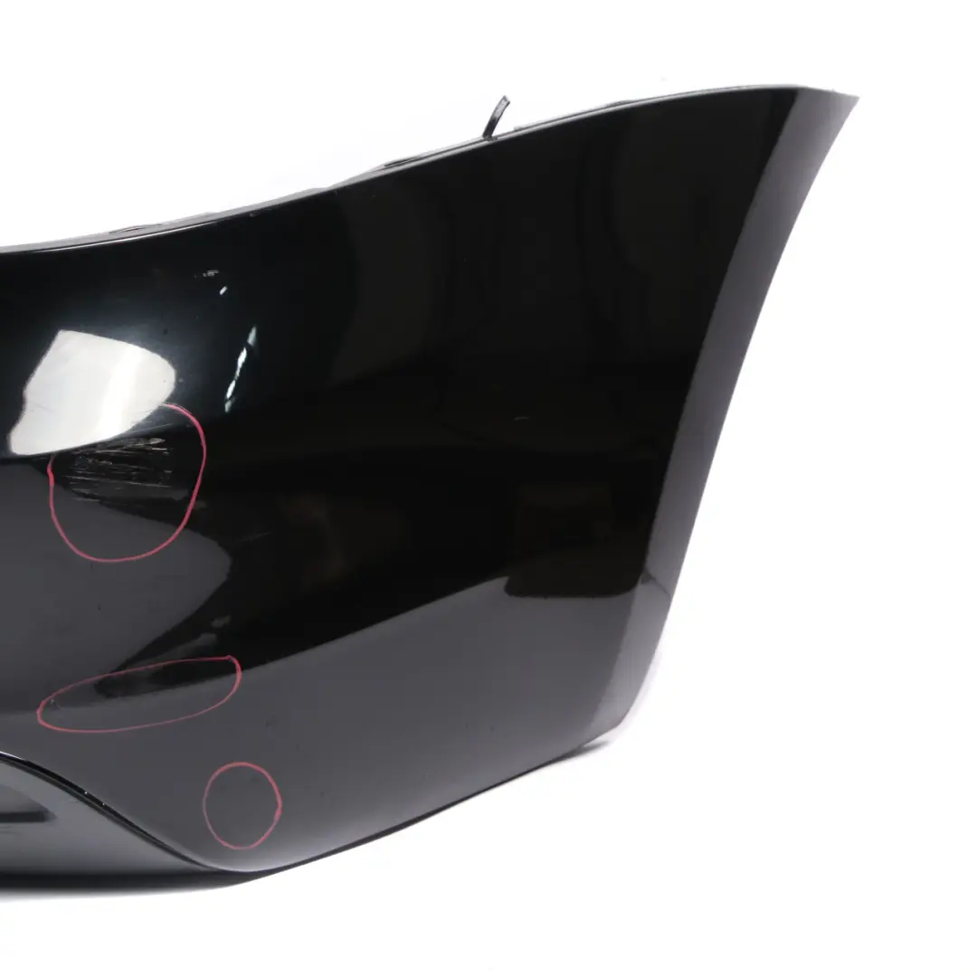 BMW E82 E88 Rear Bumper M Sport Trim Panel Cover Black Sapphire Metallic - 475 - SKU 0036311-BS - Part number 0036311