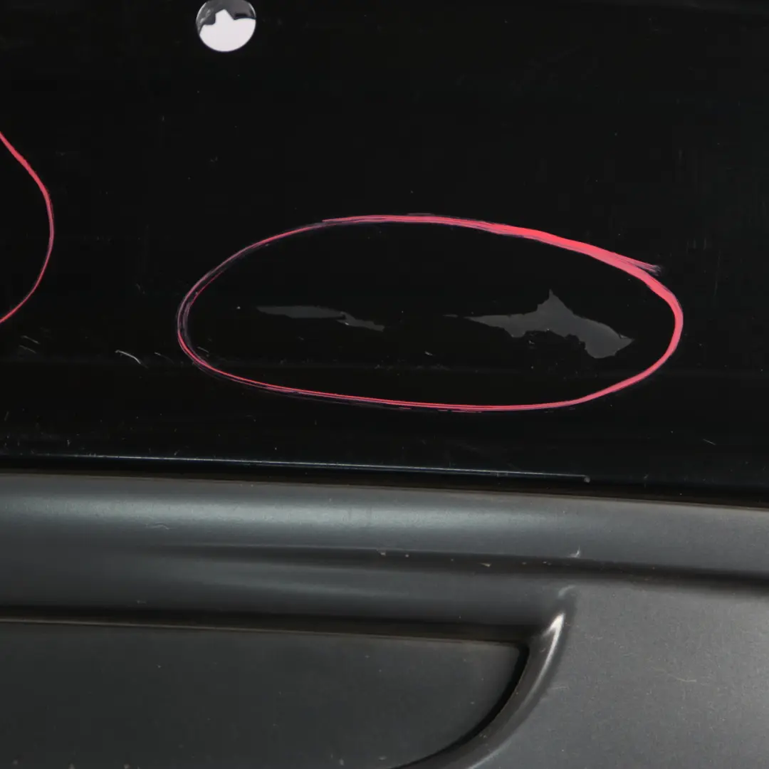 BMW E82 E88 Zderzak Tylny Tył M Sport Czarny - SKU 0036311-BS - Numer Części 0036311