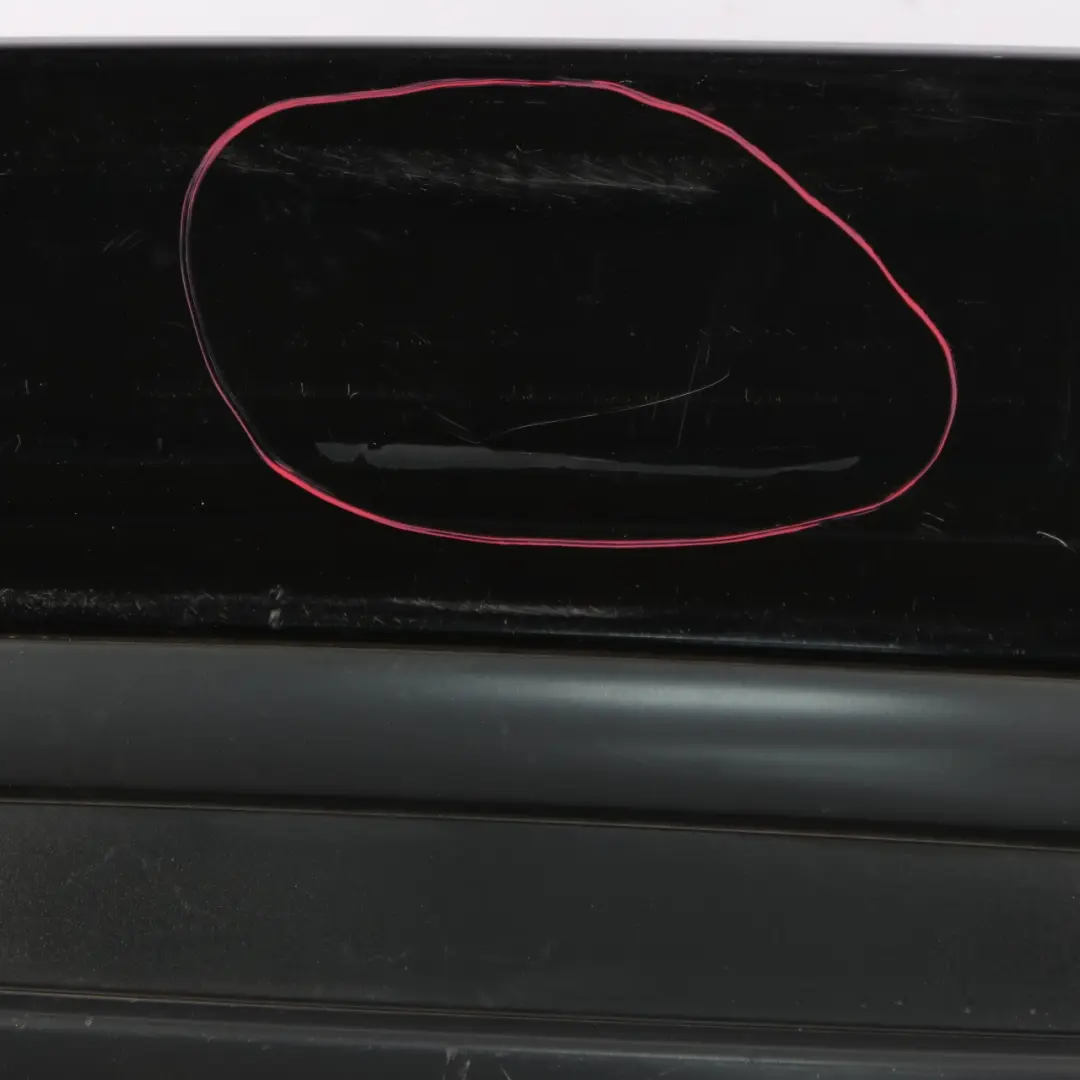 Bumper M Sport Trim Panel Cover Black Sapphire Metallic - 475 to BMW E82 E88 Rear with Part number 0036311 BMW E82 E88 Rear Bumper M Sport Trim Panel Cover Black Sapphire Metallic - 475 - SKU 0036311-BS - Part number 0036311