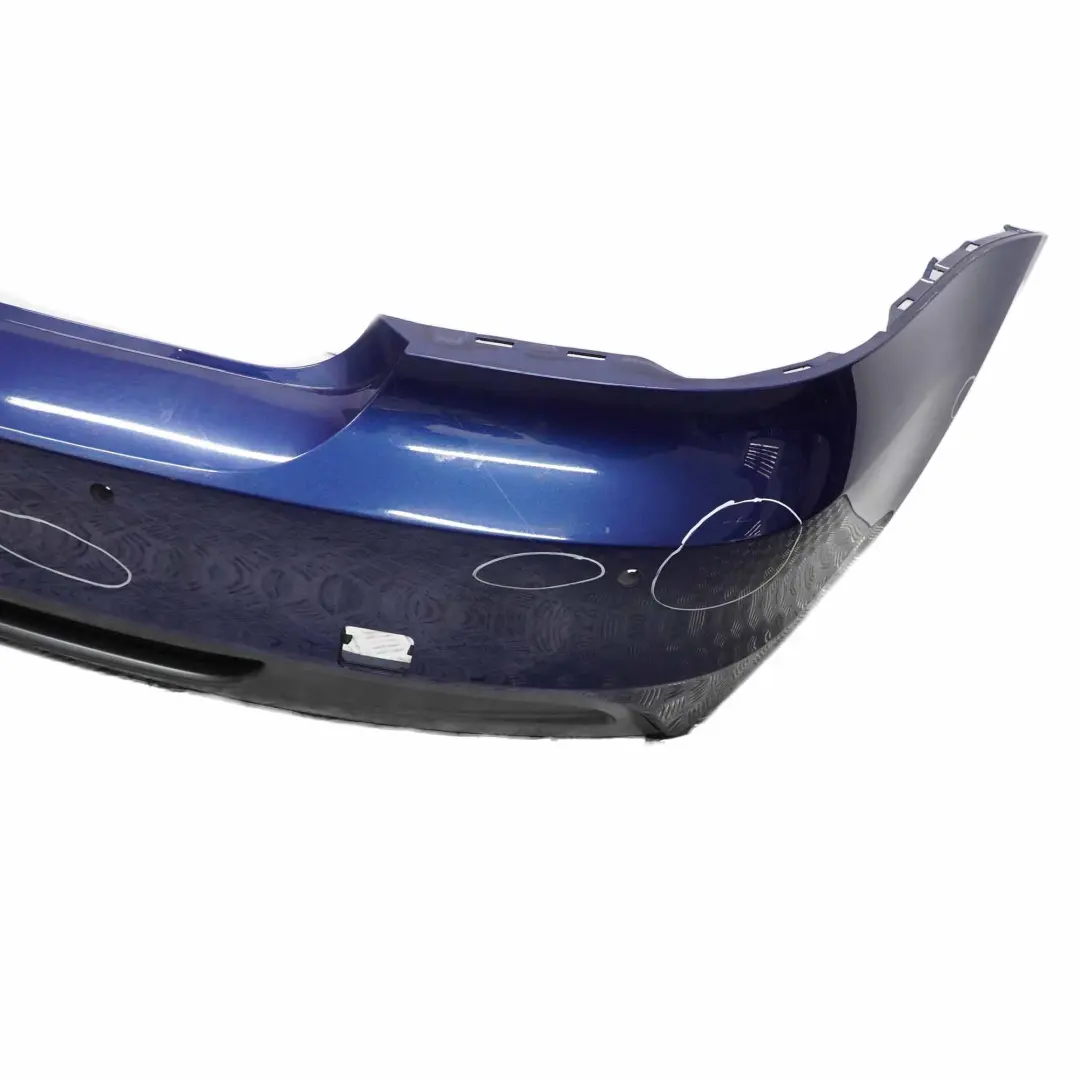 Bumper Trim Panel Le Mans Blue Metallic - 381 to BMW E82 E88 M Sport Rear with Part number 0036311 BMW E82 E88 M Sport Rear Bumper Trim Panel Le Mans Blue Metallic - 381 - SKU 0036311-LMB1 - Part number 0036311