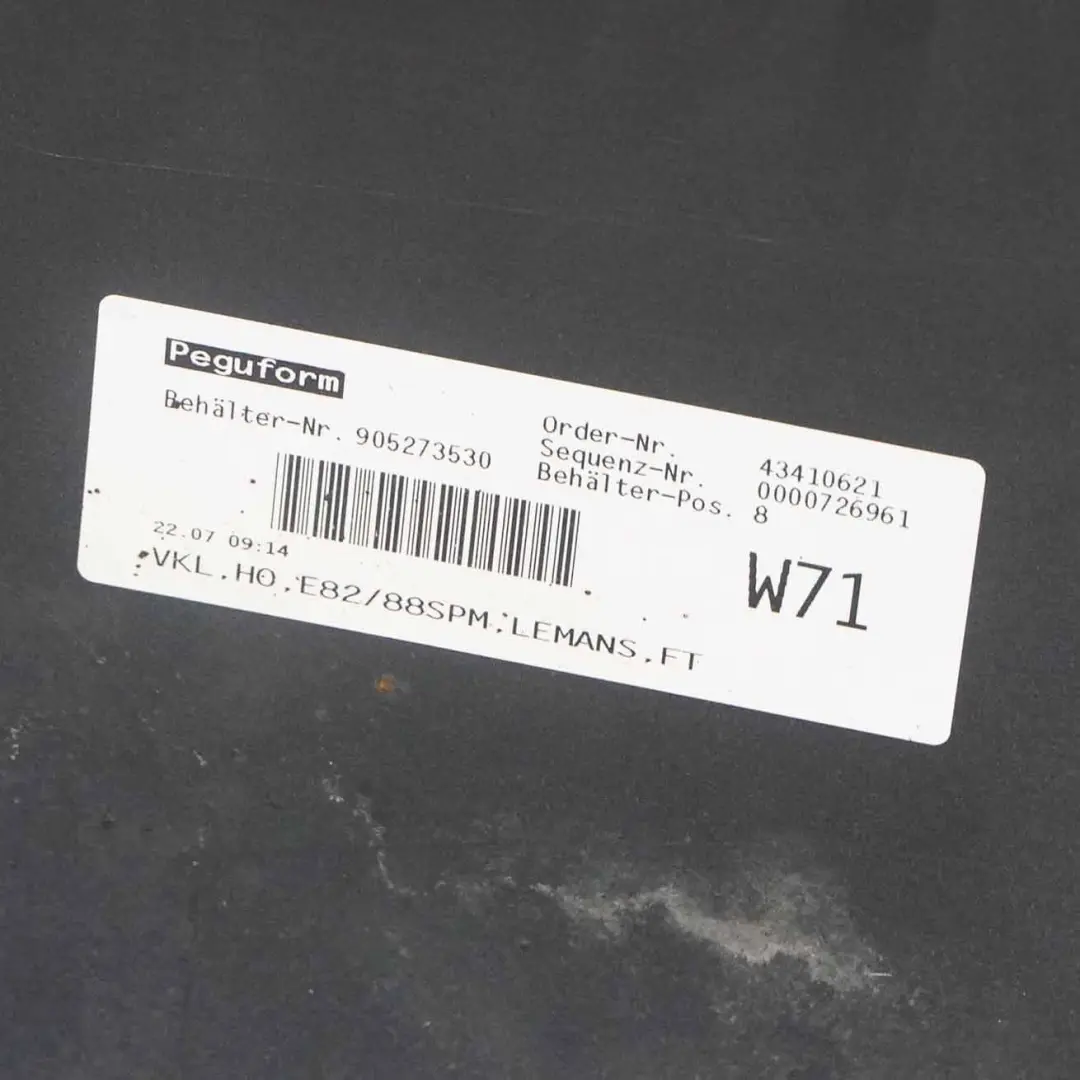 BMW E82 E88 Zderzak Tylny M-Pakiet Le Mans Blau - SKU 0036311-LMB1 - Numer Części 0036311