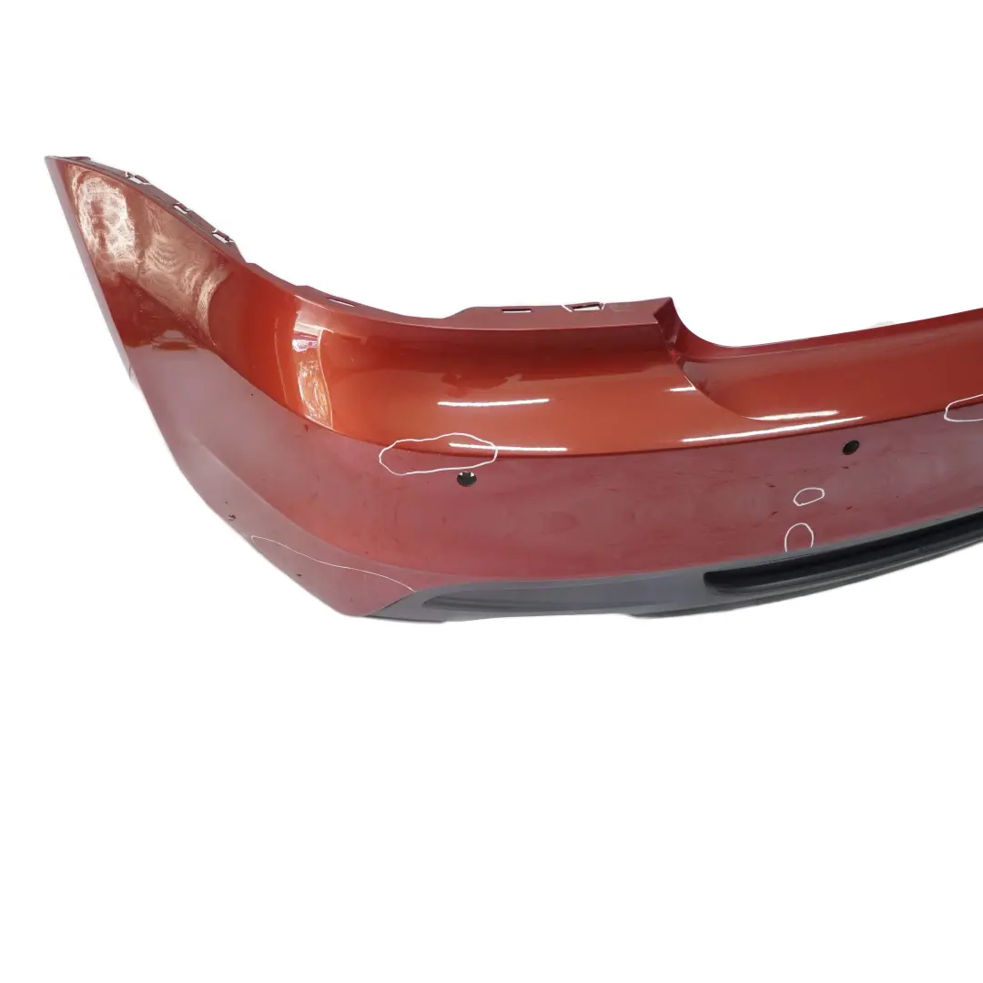 Bumper M Sport Trim Panel Sedonarot Red Metallic - A79 to BMW E82 E88 Rear with Part number 0036311 BMW E82 E88 Rear Bumper M Sport Trim Panel Sedonarot Red Metallic - A79 - SKU 0036311-SED - Part number 0036311