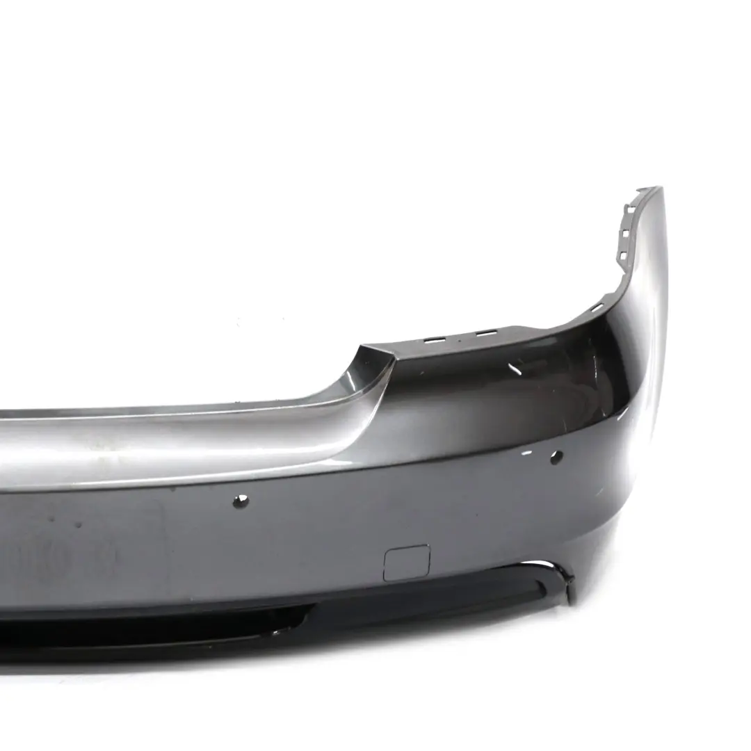 BMW E82 E88 M Sport Rear Bumper Trim Panel Sparkling Graphite Metallic - A22 - SKU 0036311-SG - Part number 0036311