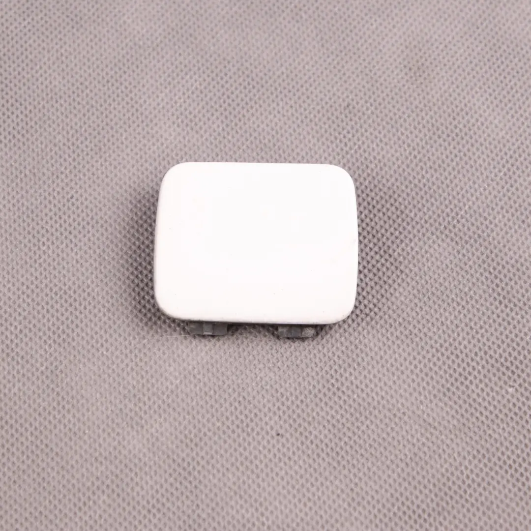 Flap Towing Eye Rear Bumper Alpinweiss Alpine White 300 7166598 to BMW E81 E87 LCI with Part number 0036377 BMW E81 E87 LCI Flap Towing Eye Rear Bumper Alpinweiss Alpine White 300 7166598 - SKU 0036377-AW - Part number 0036377