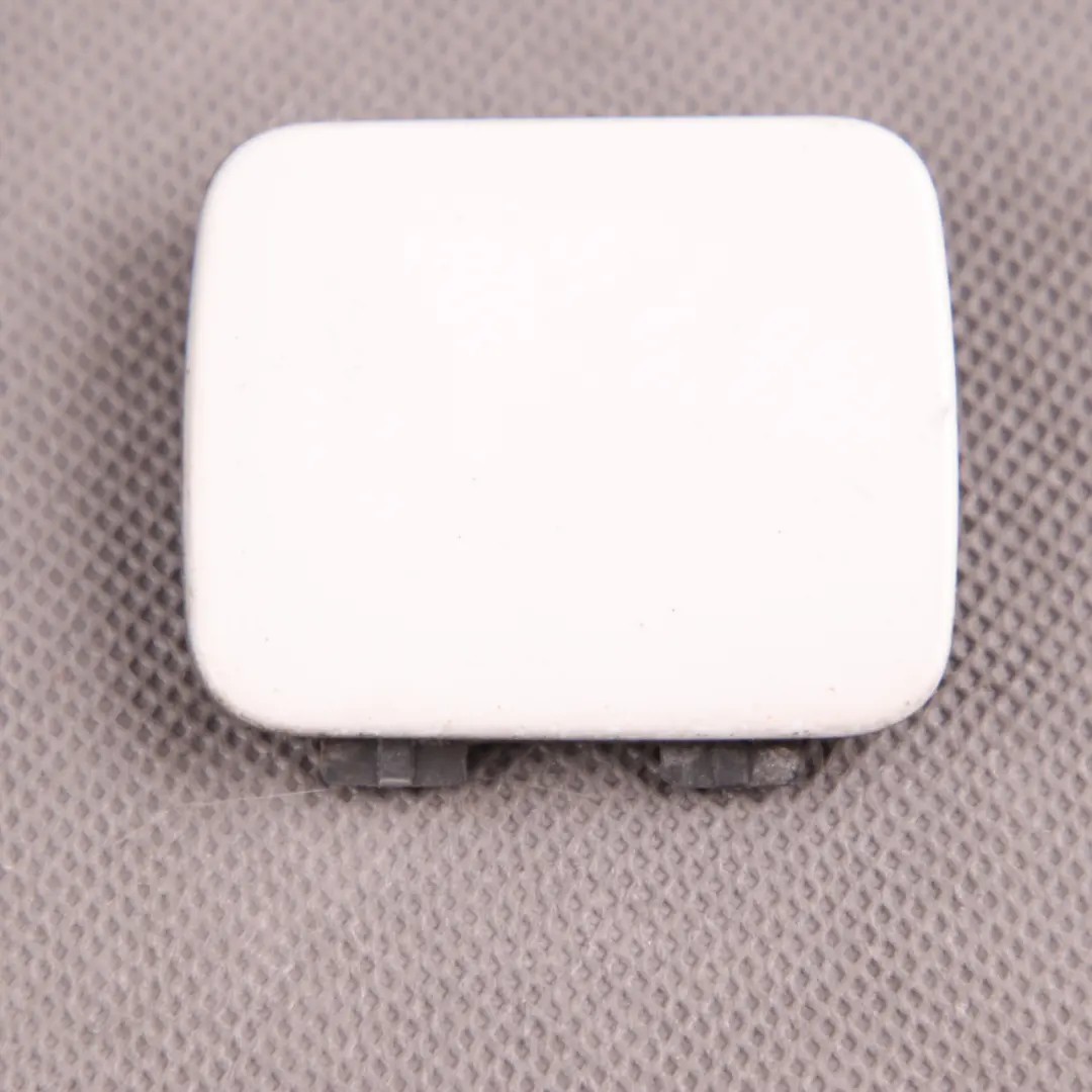 Flap Towing Eye Rear Bumper Alpinweiss Alpine White 300 7166598 to BMW E81 E87 LCI with Part number 0036377 BMW E81 E87 LCI Flap Towing Eye Rear Bumper Alpinweiss Alpine White 300 7166598 - SKU 0036377-AW - Part number 0036377