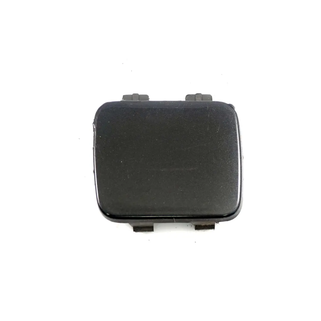 BMW E87 LCI Flap Ojo De remolque parachoques trasero Negro Zafiro 475 7166598 - SKU 0036377-BS - Número de pieza 0036377