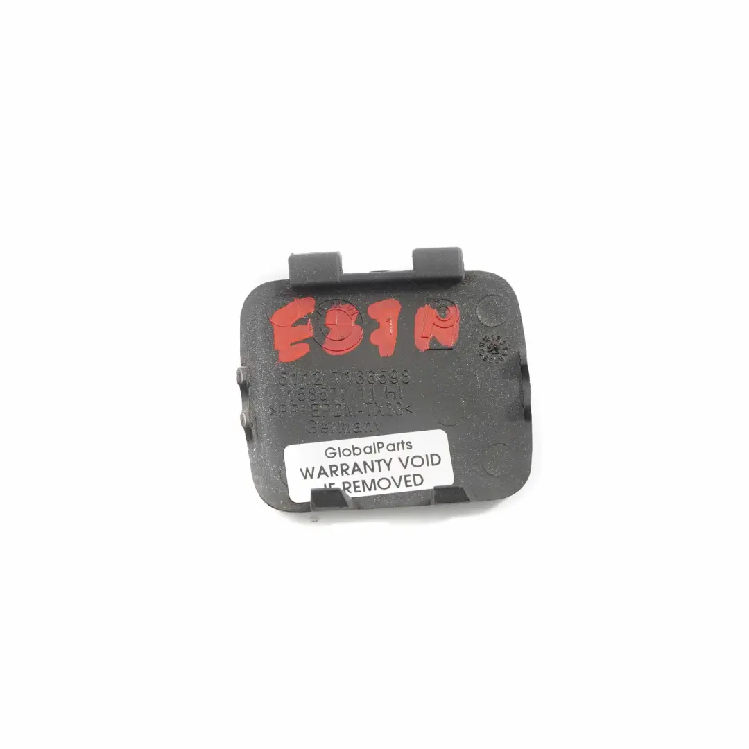 BMW E81 E87 LCI Flap Towing Eye Rear Bumper Patagoniagruen Green A71 7166598 - SKU 0036377-PTG - Part number 0036377