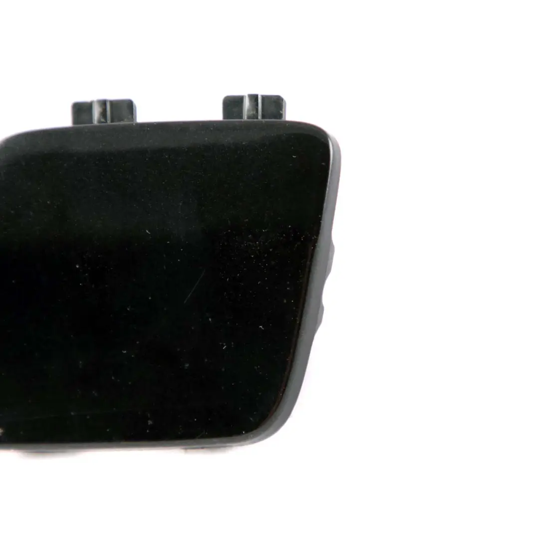Rear Bumper Flap BMW E82 E88 Towing Eye Cover Schwarz 2 Black 668 - SKU 0036626-SCH - Part number 0036626