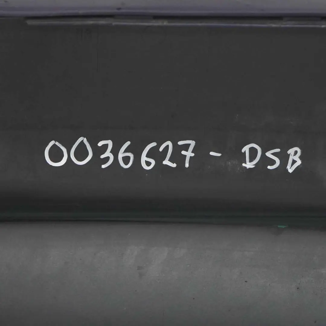 Bumper Trim Panel Tiefseeblau Deep Sea Blue Metallic - A76 to BMW E82 E88 Rear with Part number 0036627 BMW E82 E88 Rear Bumper Trim Panel Tiefseeblau Deep Sea Blue Metallic - A76 - SKU 0036627-DSB - Part number 0036627