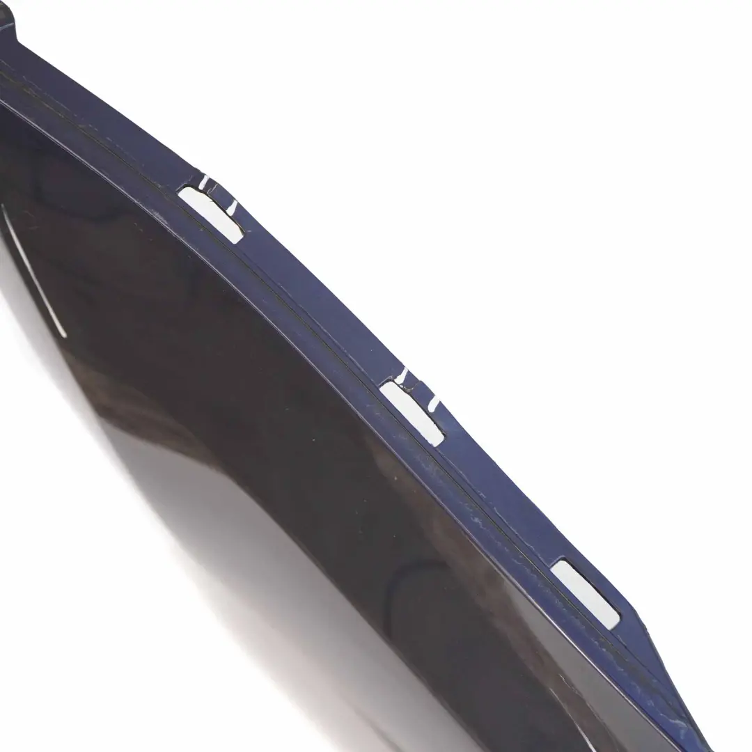 Bumper Trim Panel Tiefseeblau Deep Sea Blue Metallic - A76 to BMW E82 E88 Rear with Part number 0036627 BMW E82 E88 Rear Bumper Trim Panel Tiefseeblau Deep Sea Blue Metallic - A76 - SKU 0036627-DSB - Part number 0036627