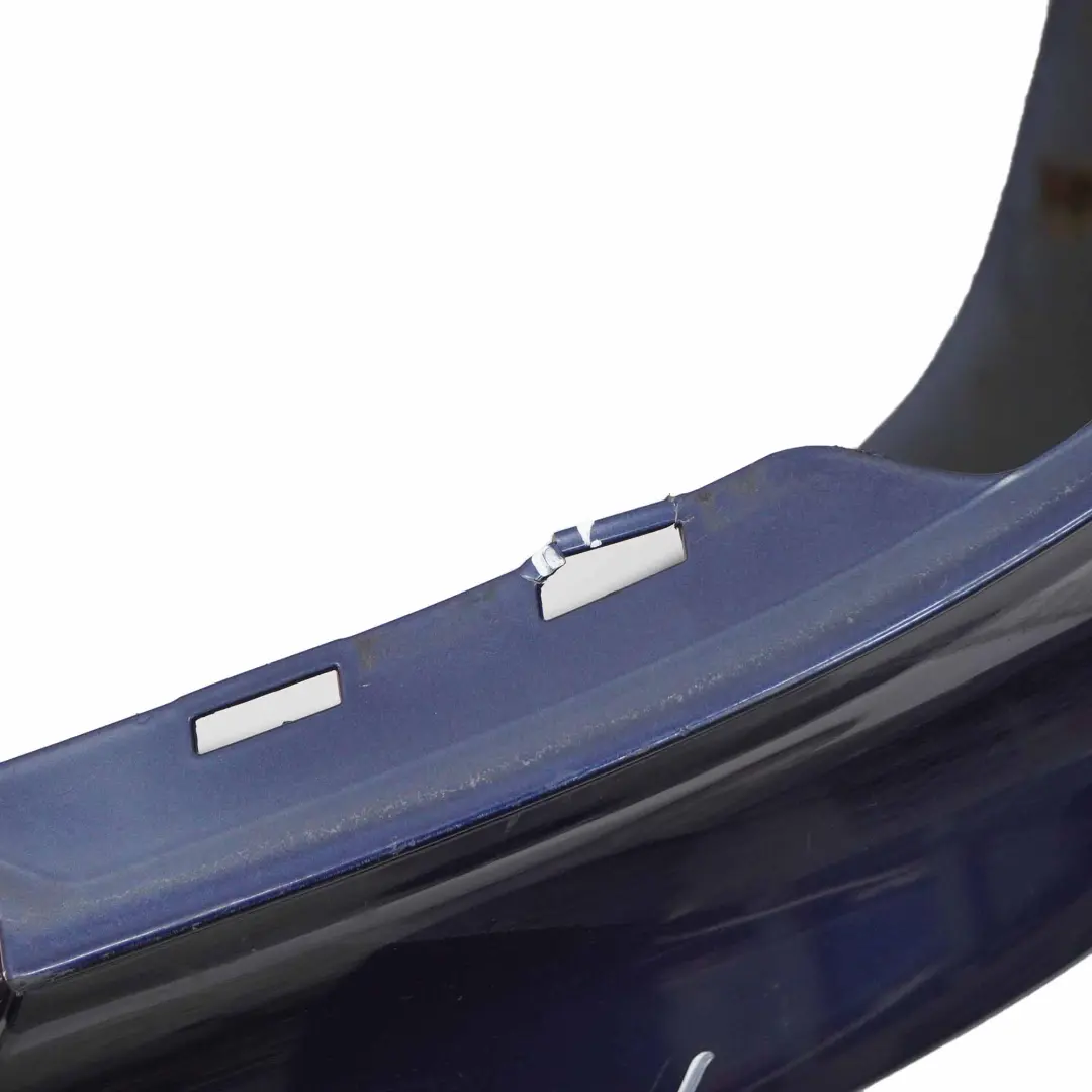 Bumper Trim Panel Tiefseeblau Deep Sea Blue Metallic - A76 to BMW E82 E88 Rear with Part number 0036627 BMW E82 E88 Rear Bumper Trim Panel Tiefseeblau Deep Sea Blue Metallic - A76 - SKU 0036627-DSB - Part number 0036627