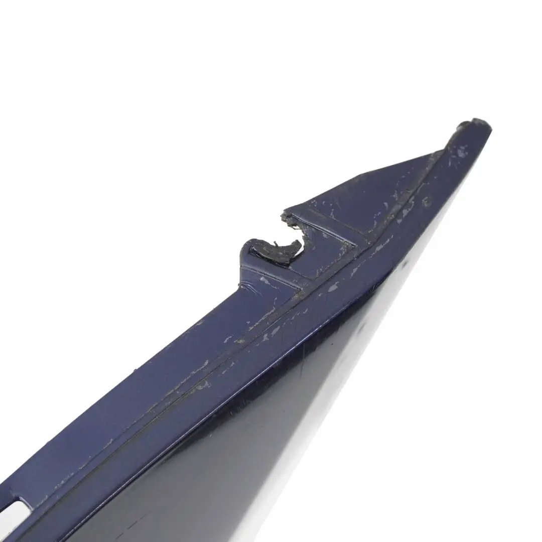 Bumper Trim Panel Tiefseeblau Deep Sea Blue Metallic - A76 to BMW E82 E88 Rear with Part number 0036627 BMW E82 E88 Rear Bumper Trim Panel Tiefseeblau Deep Sea Blue Metallic - A76 - SKU 0036627-DSB - Part number 0036627