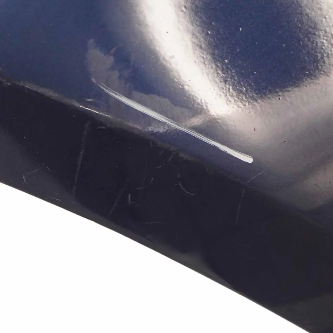 Bumper Trim Panel Tiefseeblau Deep Sea Blue Metallic - A76 to BMW E82 E88 Rear with Part number 0036627 BMW E82 E88 Rear Bumper Trim Panel Tiefseeblau Deep Sea Blue Metallic - A76 - SKU 0036627-DSB - Part number 0036627