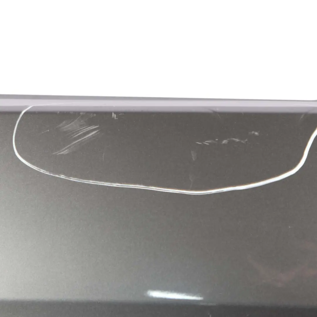 Bumper Trim Panel Spacegrau Space Grey Metallic - A52 to BMW E82 E88 Rear with Part number 0036627 BMW E82 E88 Rear Bumper Trim Panel Spacegrau Space Grey Metallic - A52 - SKU 0036627-SCG - Part number 0036627