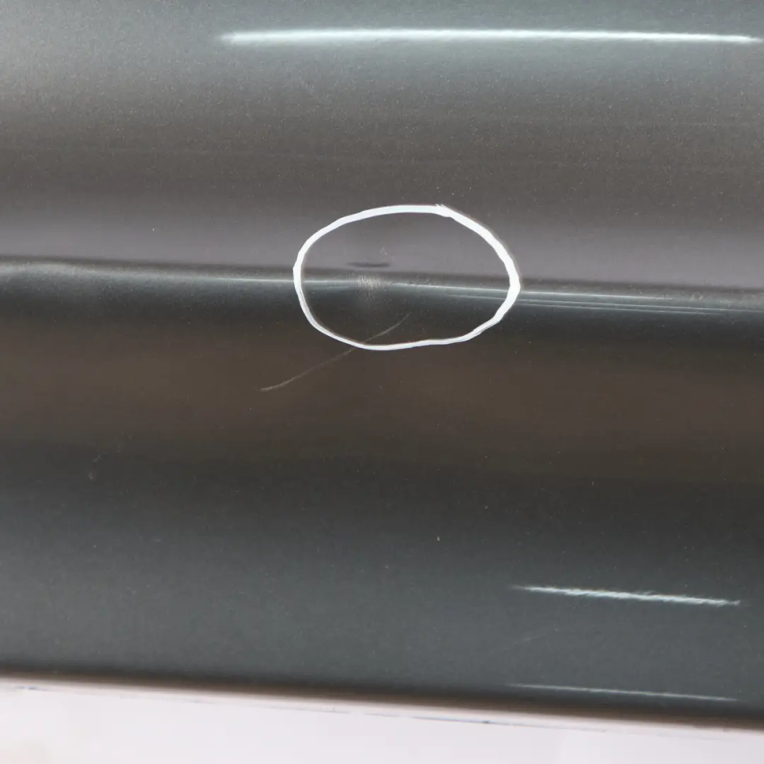 BMW E82 E88 Rear Bumper Trim Panel Spacegrau Space Grey Metallic - A52 - SKU 0036627-SCG - Part number 0036627