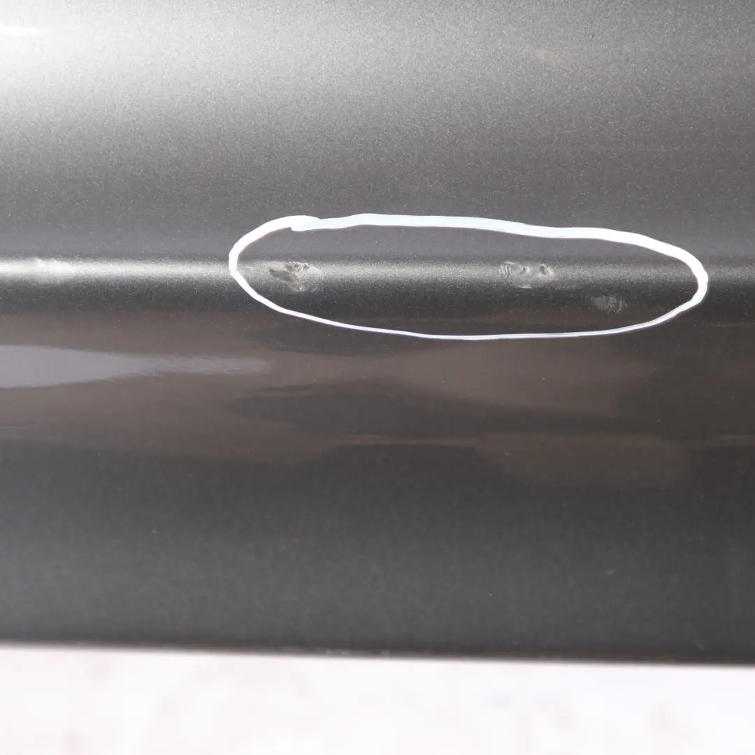 Bumper Trim Panel Spacegrau Space Grey Metallic - A52 to BMW E82 E88 Rear with Part number 0036627 BMW E82 E88 Rear Bumper Trim Panel Spacegrau Space Grey Metallic - A52 - SKU 0036627-SCG - Part number 0036627
