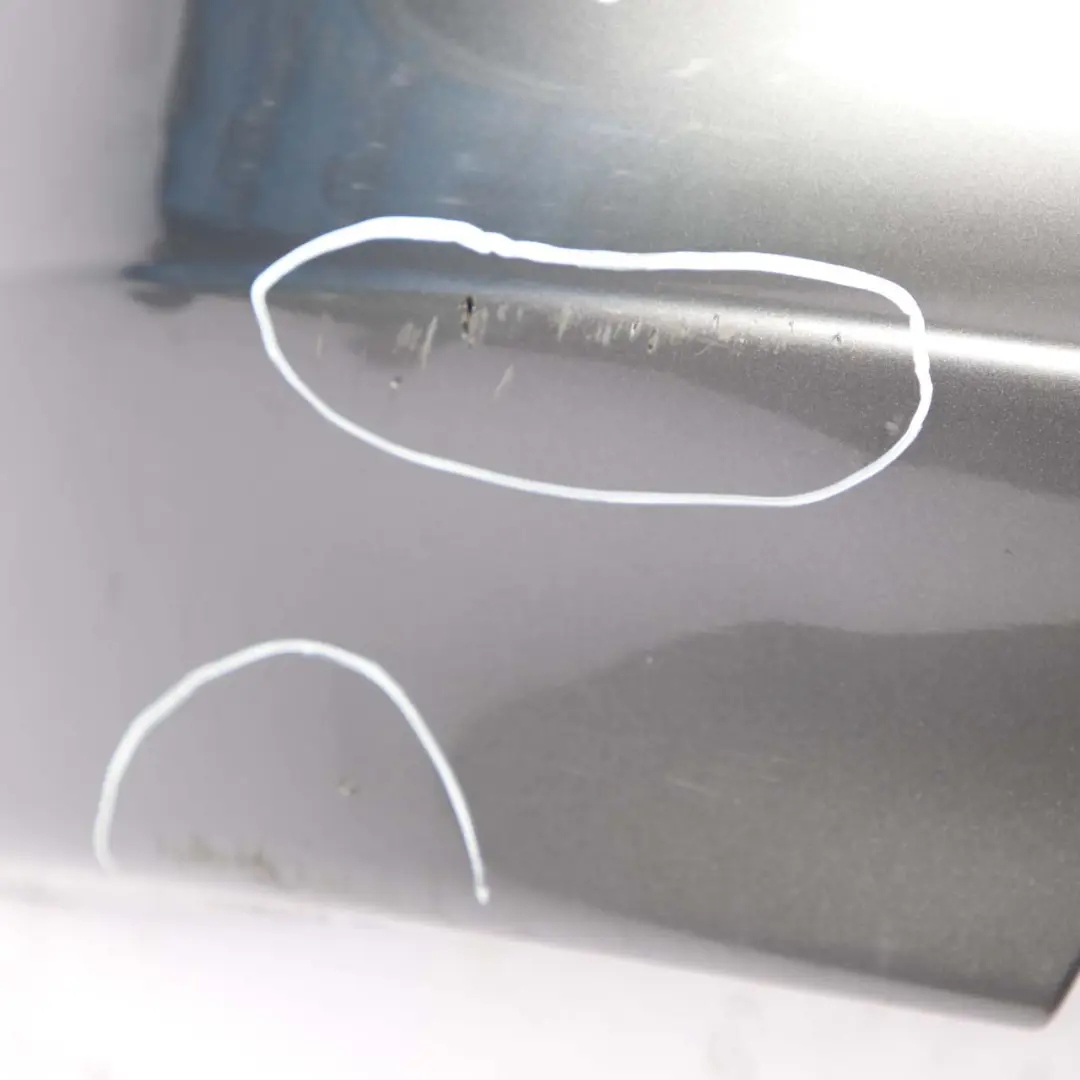 Bumper Trim Panel Spacegrau Space Grey Metallic - A52 to BMW E82 E88 Rear with Part number 0036627 BMW E82 E88 Rear Bumper Trim Panel Spacegrau Space Grey Metallic - A52 - SKU 0036627-SCG - Part number 0036627