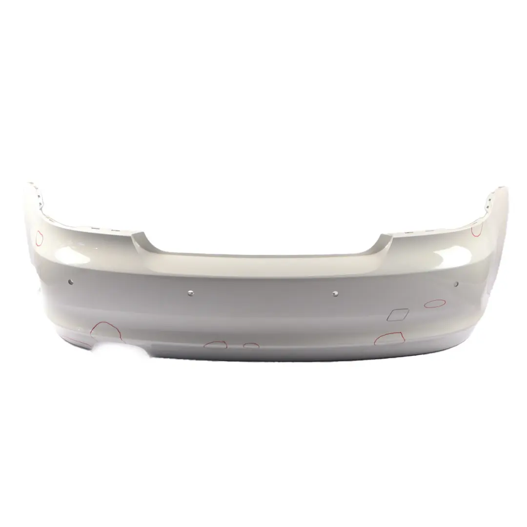 Trim Panel Bumper Rear Alpinweiss Alpine White - 300 to BMW E82 E88 with Part number 0036630 BMW E82 E88 Trim Panel Bumper Rear Alpinweiss Alpine White - 300 - SKU 0036630-AW - Part number 0036630