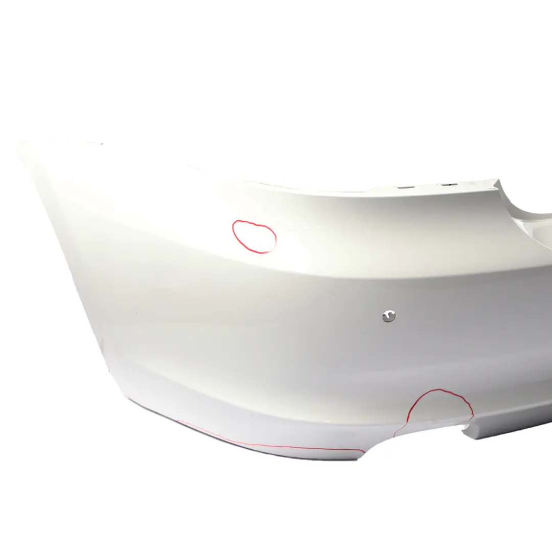 Trim Panel Bumper Rear Alpinweiss Alpine White - 300 to BMW E82 E88 with Part number 0036630 BMW E82 E88 Trim Panel Bumper Rear Alpinweiss Alpine White - 300 - SKU 0036630-AW - Part number 0036630