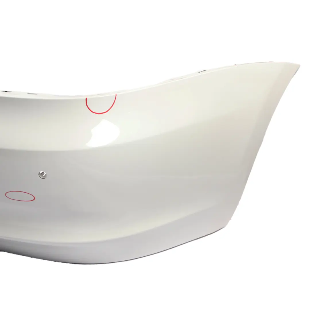 Trim Panel Bumper Rear Alpinweiss Alpine White - 300 to BMW E82 E88 with Part number 0036630 BMW E82 E88 Trim Panel Bumper Rear Alpinweiss Alpine White - 300 - SKU 0036630-AW - Part number 0036630