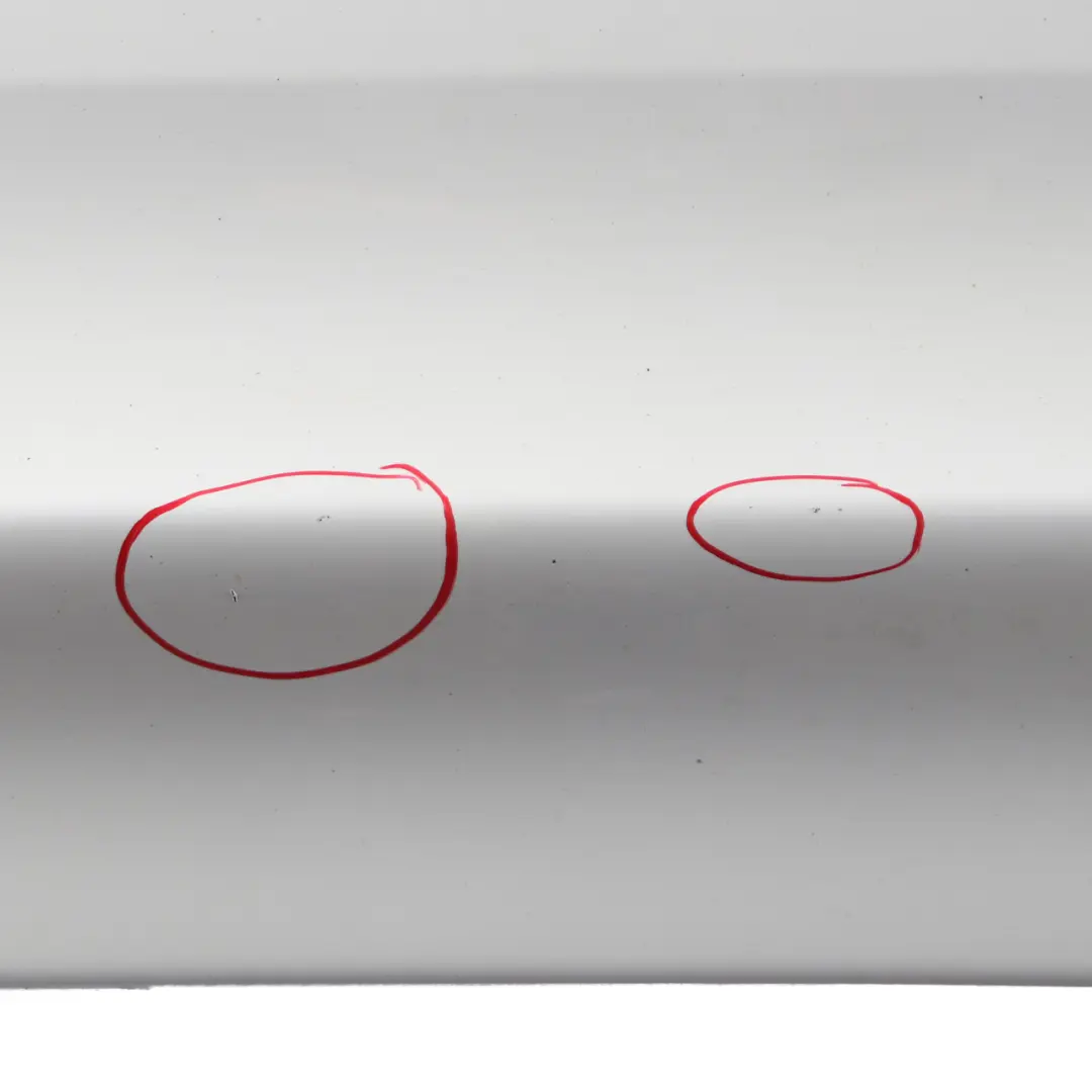 BMW E82 E88 Trim Panel Bumper Rear Alpinweiss Alpine White - 300 - SKU 0036630-AW - Part number 0036630