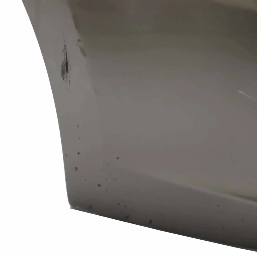 Bumper BMW E82 E88 Trim Panel Cover Kaschmirsilber Cashmere Silver - A72 to Rear with Part number 0036630 Rear Bumper BMW E82 E88 Trim Panel Cover Kaschmirsilber Cashmere Silver - A72 - SKU 0036630-KAS1 - Part number 0036630