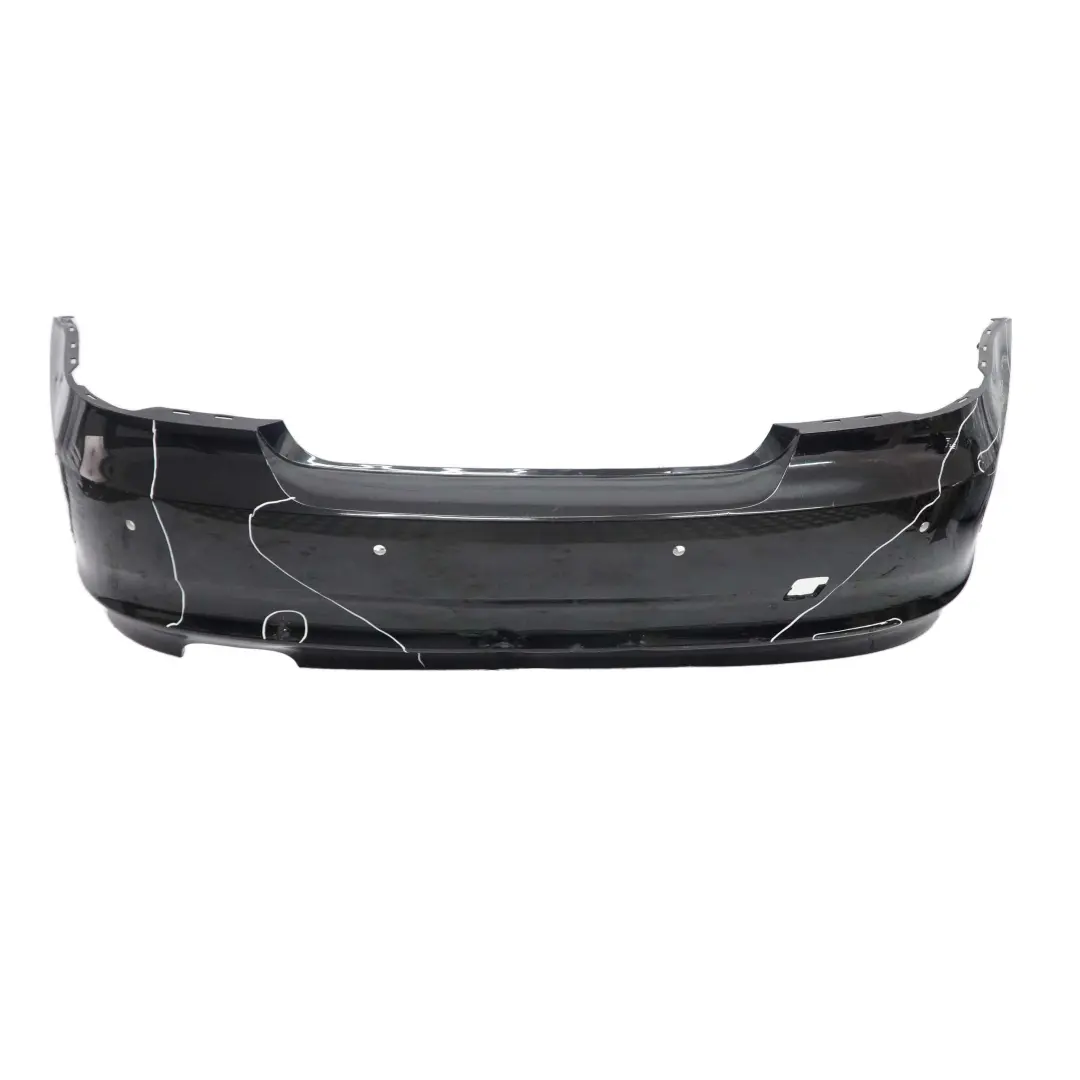 BMW E82 E88 Zderzak Tylny Tył Schwarz 2 - 668 - SKU 0036630-SCH1 - Numer Części 0036630