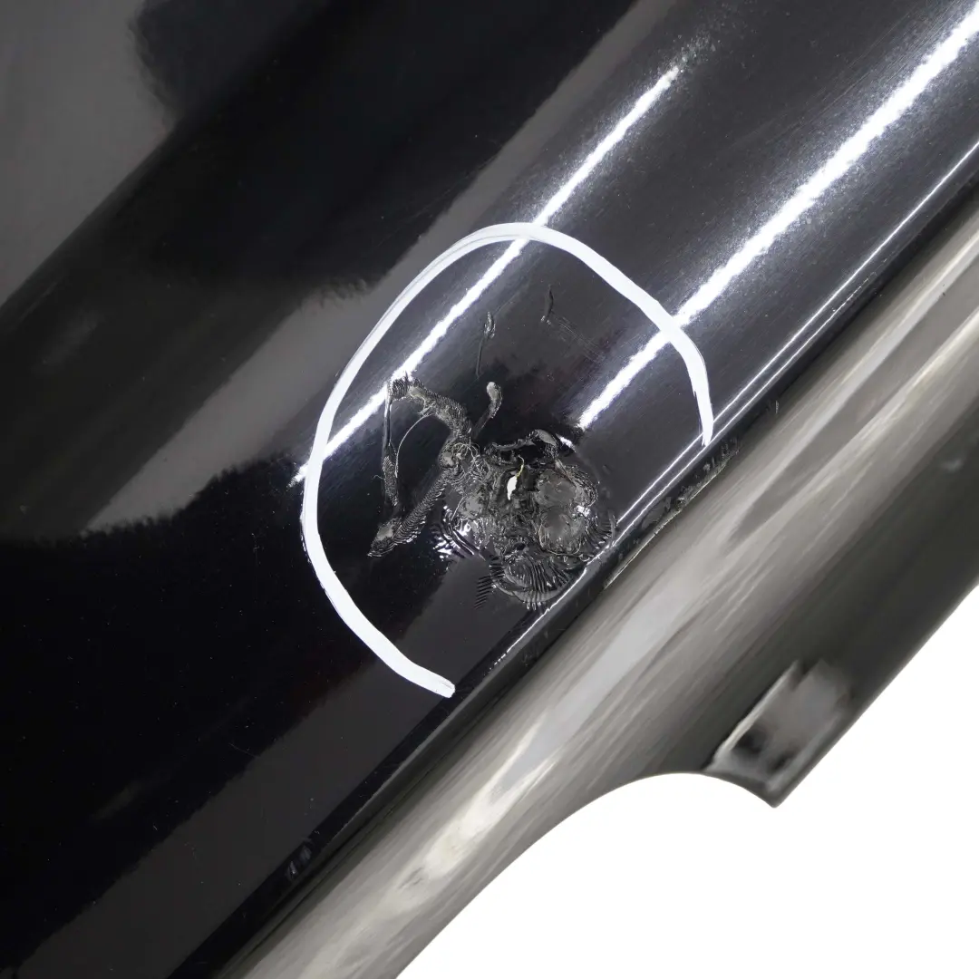 BMW E82 E88 Zderzak Tylny Tył Schwarz 2 - 668 - SKU 0036630-SCH1 - Numer Części 0036630
