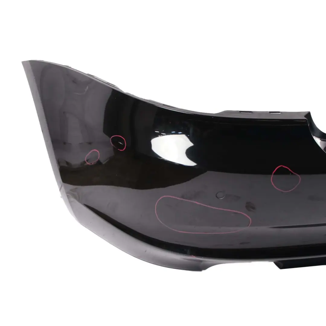 Bumper Trim Panel PDC Schwarz 2 Black - 668 to BMW E82 E88 Rear with Part number 0036630 BMW E82 E88 Rear Bumper Trim Panel PDC Schwarz 2 Black - 668 - SKU 0036630-SCH2 - Part number 0036630