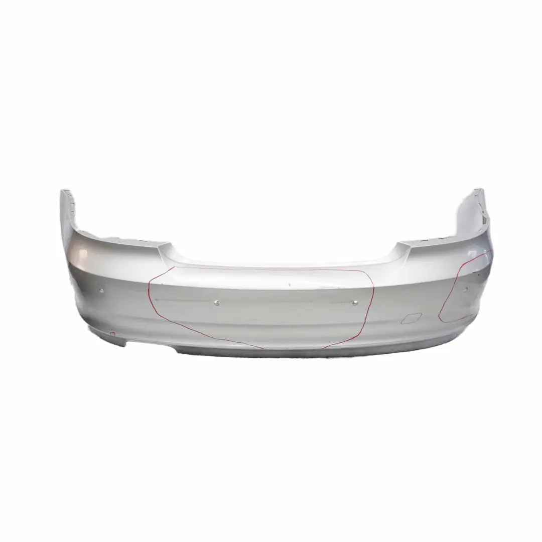 Bumper Trim Panel PDC Titansilber Titan Silver Metallic - 354 to BMW E82 E88 Rear with Part number 0036630 BMW E82 E88 Rear Bumper Trim Panel PDC Titansilber Titan Silver Metallic - 354 - SKU 0036630-TS - Part number 0036630