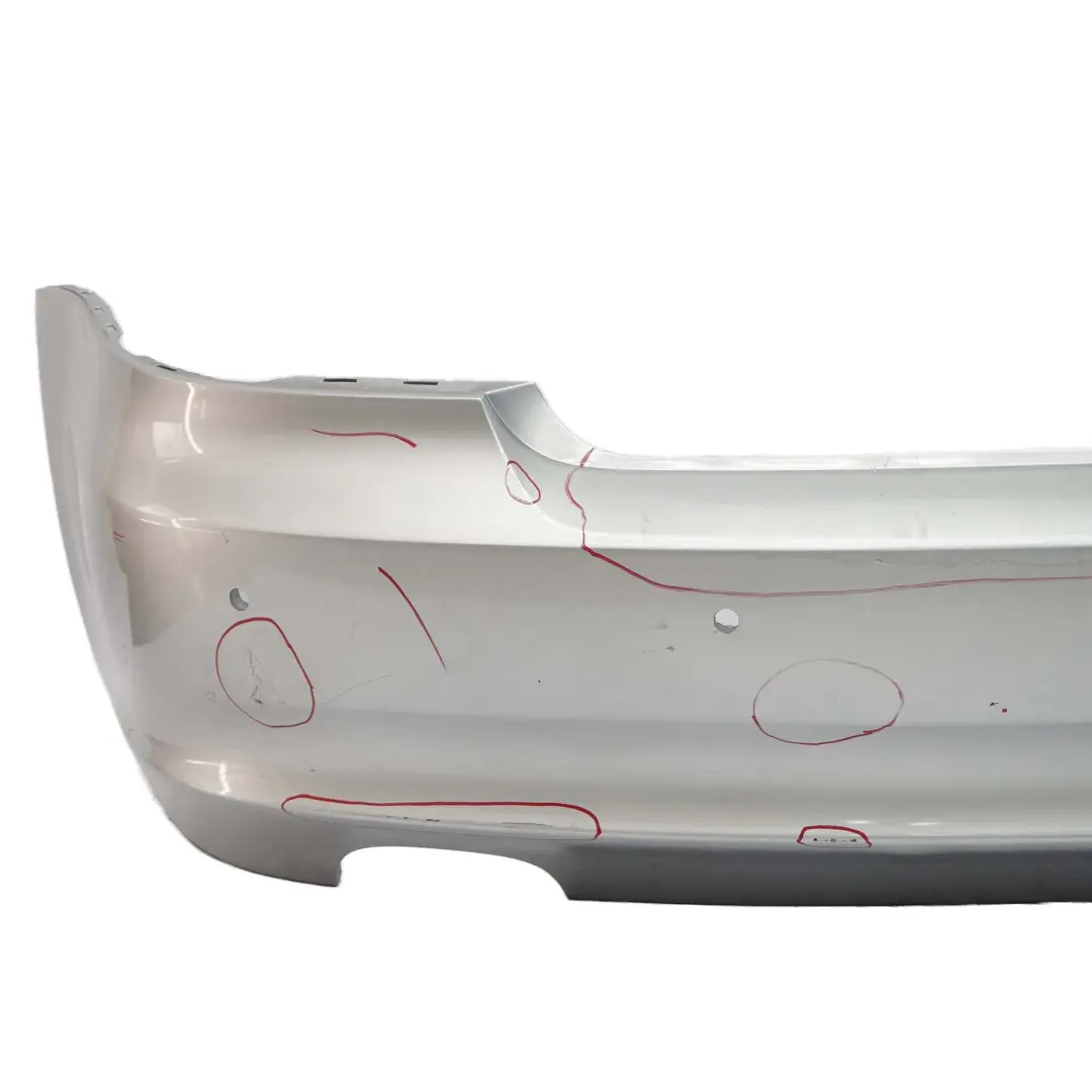 Bumper Trim Panel PDC Titansilber Titan Silver Metallic - 354 to BMW E82 E88 Rear with Part number 0036630 BMW E82 E88 Rear Bumper Trim Panel PDC Titansilber Titan Silver Metallic - 354 - SKU 0036630-TS1 - Part number 0036630