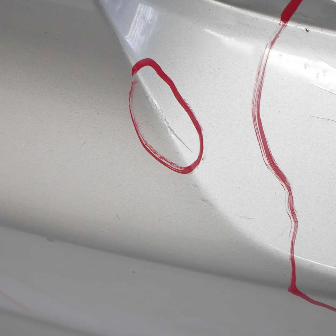 Bumper Trim Panel PDC Titansilber Titan Silver Metallic - 354 to BMW E82 E88 Rear with Part number 0036630 BMW E82 E88 Rear Bumper Trim Panel PDC Titansilber Titan Silver Metallic - 354 - SKU 0036630-TS1 - Part number 0036630