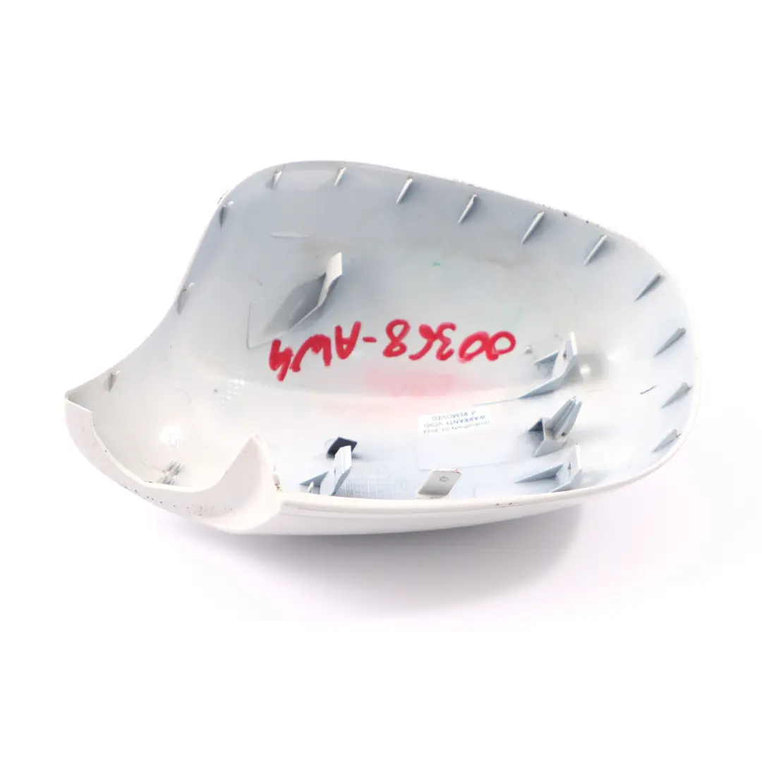 Right Cover Cap O/S Casing Wing Mirror Alpinweiss White - 300 to BMW E90 E91 LCI with Part number 0036828 BMW E90 E91 LCI Right Cover Cap O/S Casing Wing Mirror Alpinweiss White - 300 - SKU 0036828-AW4 - Part number 0036828