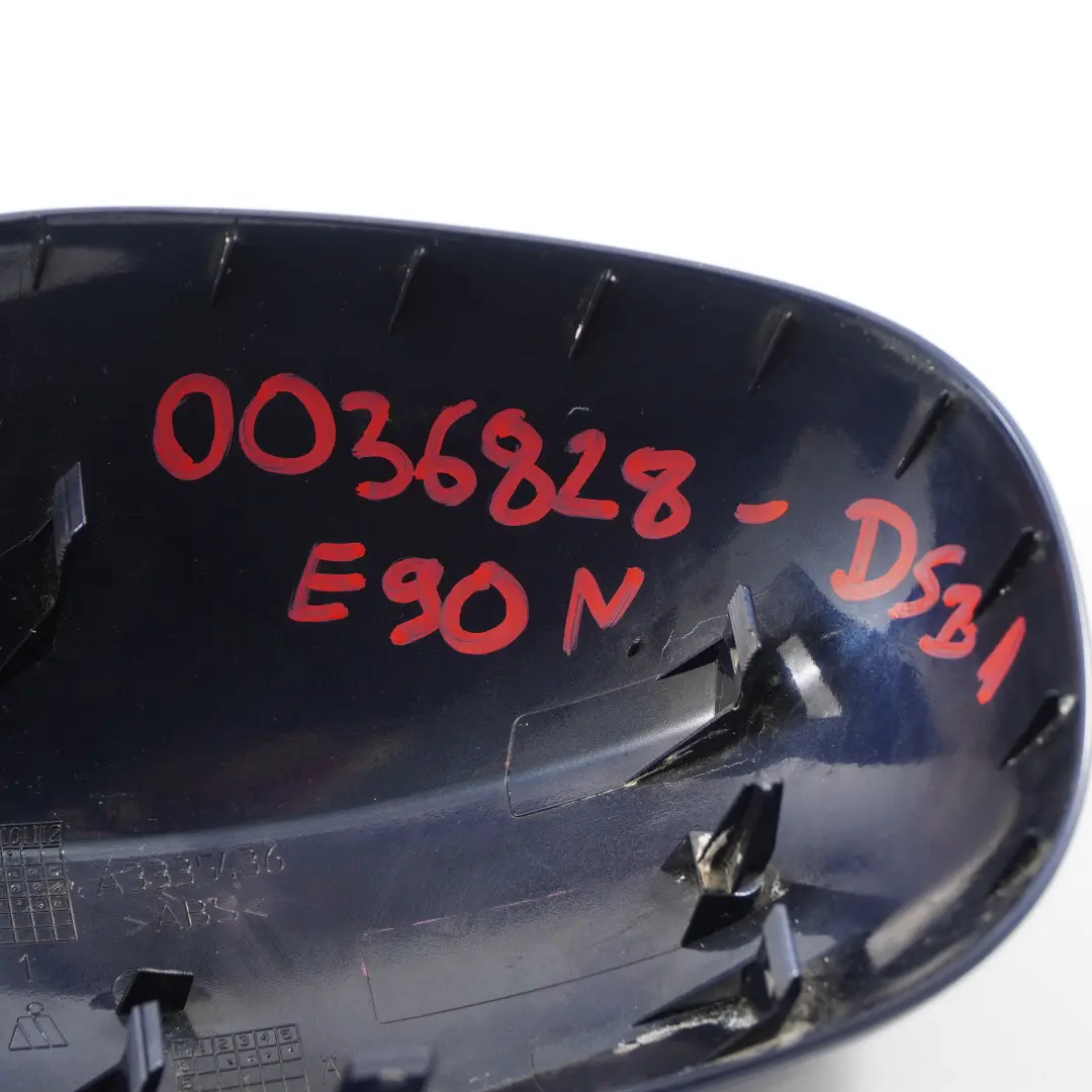  Copertura specchietto retrovisore BMW E90 E91 LCI Destra Blu Mare Profondo - A76 - SKU 0036828-DSB1 - Numero di parte 0036828