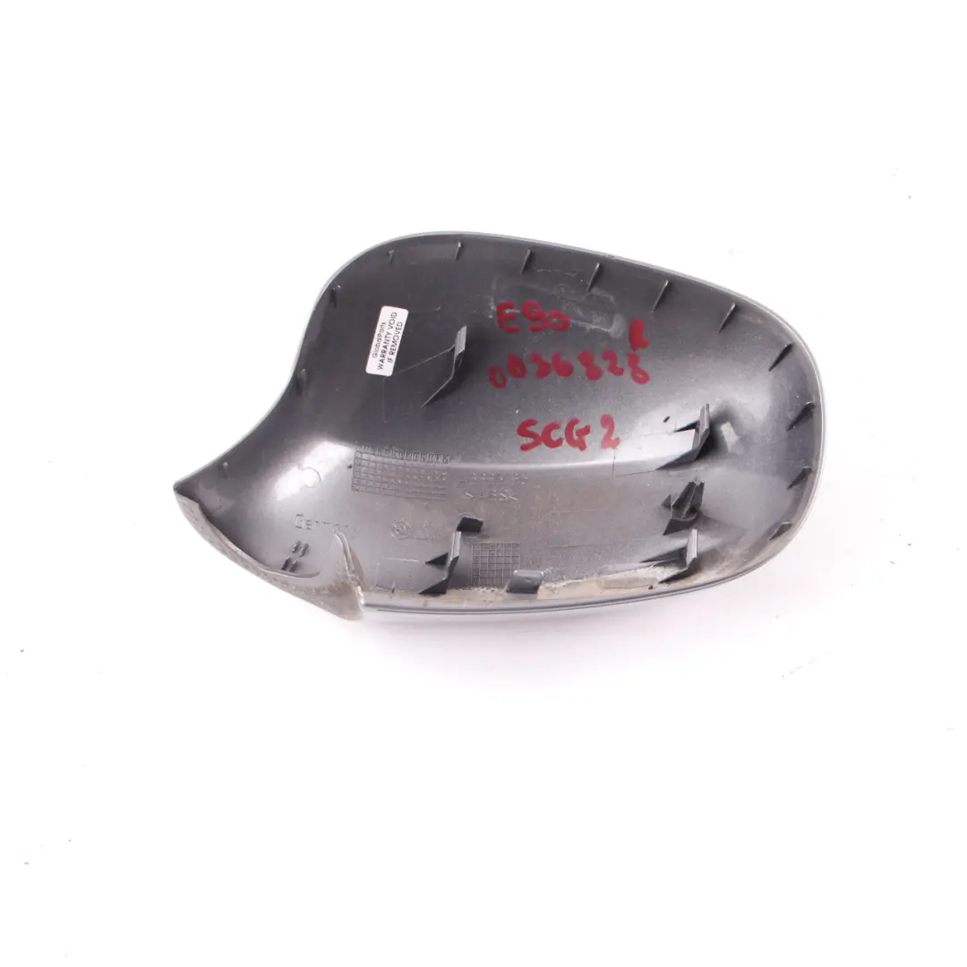 Wing Mirror Cover BMW E90 E91 LCI Right Cap O/S Casing Spacegrau Grey A52 to with Part number 0036828 Wing Mirror Cover BMW E90 E91 LCI Right Cap O/S Casing Spacegrau Grey A52 - SKU 0036828-SCG2 - Part number 0036828