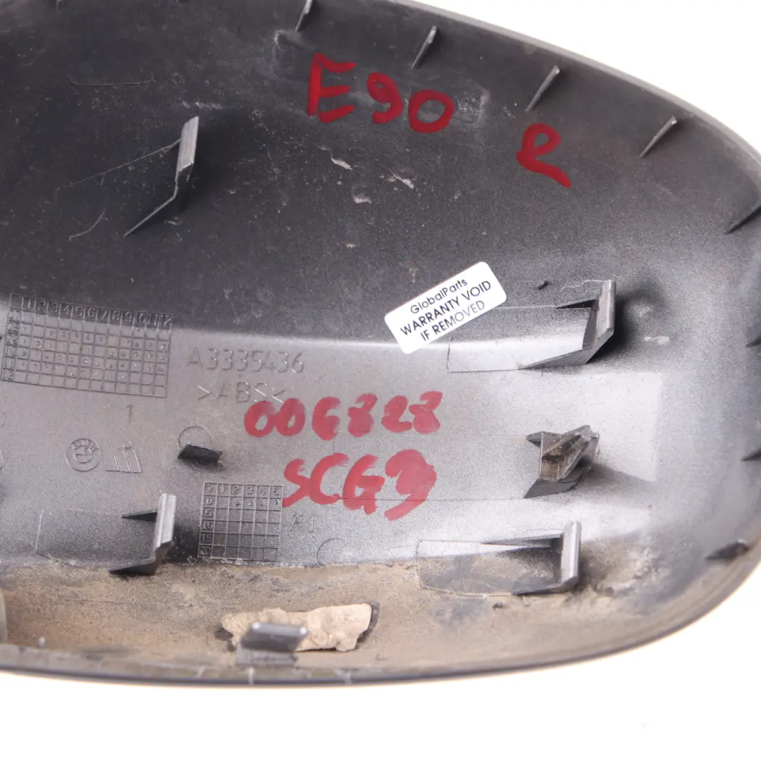  Wing Mirror Cover BMW E90 E91 LCI Right Cap O/S Casing Spacegrau Grey A52 - SKU 0036828-SCG3 - Part number 0036828