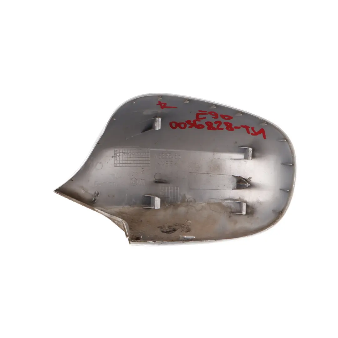 Wing Mirror Cover BMW E90 E91 LCI Cap Casing Right O/S Titansilber Silver 354 to with Part number 0036828 Wing Mirror Cover BMW E90 E91 LCI Cap Casing Right O/S Titansilber Silver 354 - SKU 0036828-TS1 - Part number 0036828