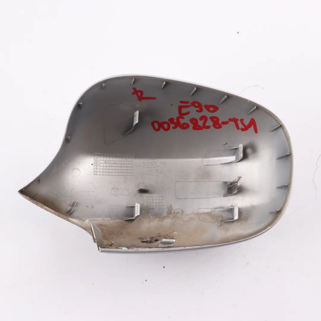 Wing Mirror Cover BMW E90 E91 LCI Cap Casing Right O/S Titansilber Silver 354 to with Part number 0036828 Wing Mirror Cover BMW E90 E91 LCI Cap Casing Right O/S Titansilber Silver 354 - SKU 0036828-TS1 - Part number 0036828