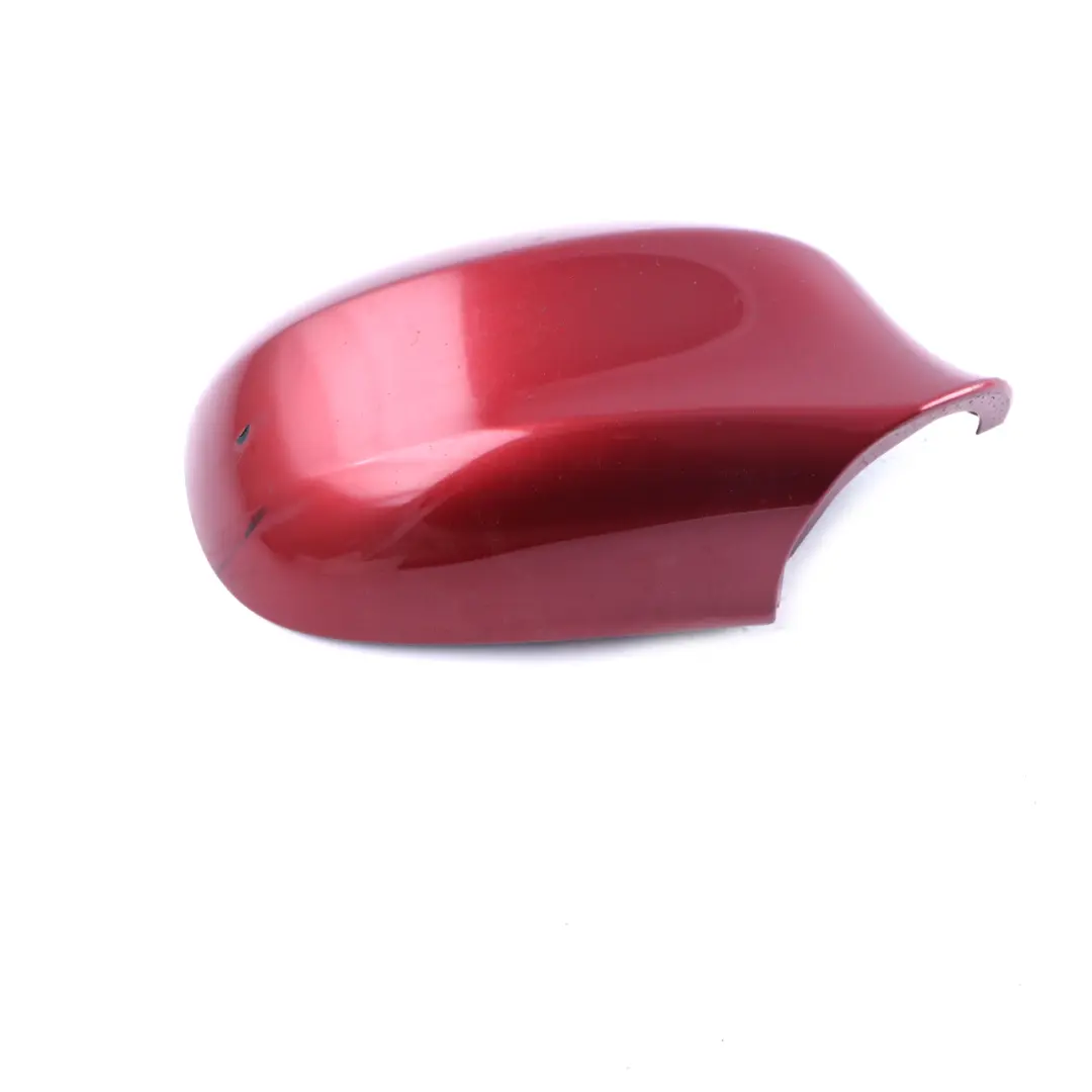 Right Cover Cap O/S Casing Wing Mirror Vermilionrot Metallic to BMW E90 E91 LCI with Part number 0036828 BMW E90 E91 LCI Right Cover Cap O/S Casing Wing Mirror Vermilionrot Metallic - SKU 0036828-VER - Part number 0036828