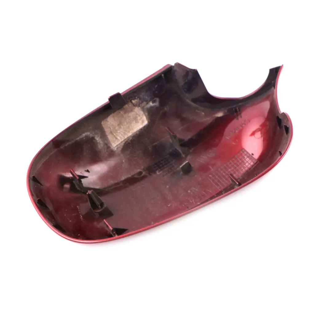 Right Cover Cap O/S Casing Wing Mirror Vermilionrot Metallic to BMW E90 E91 LCI with Part number 0036828 BMW E90 E91 LCI Right Cover Cap O/S Casing Wing Mirror Vermilionrot Metallic - SKU 0036828-VER - Part number 0036828