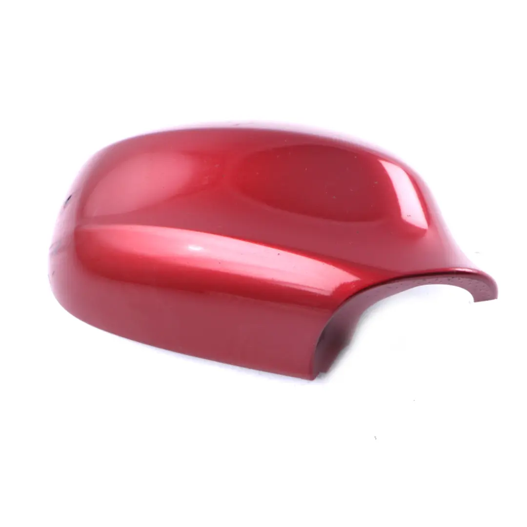 Right Cover Cap O/S Casing Wing Mirror Vermilionrot Metallic to BMW E90 E91 LCI with Part number 0036828 BMW E90 E91 LCI Right Cover Cap O/S Casing Wing Mirror Vermilionrot Metallic - SKU 0036828-VER - Part number 0036828