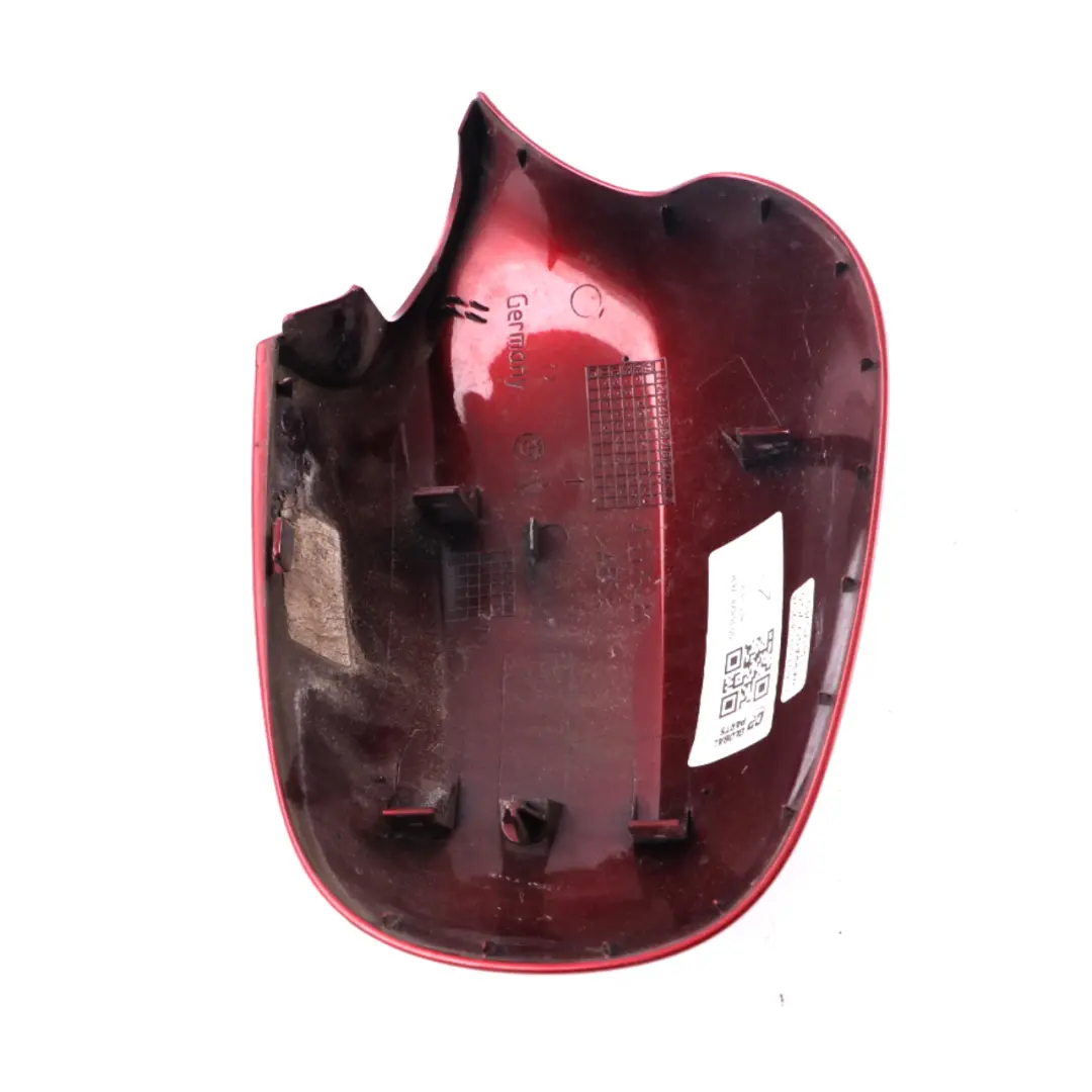 Right Cover Cap O/S Casing Wing Mirror Vermilionrot Metallic to BMW E90 E91 LCI with Part number 0036828 BMW E90 E91 LCI Right Cover Cap O/S Casing Wing Mirror Vermilionrot Metallic - SKU 0036828-VER - Part number 0036828