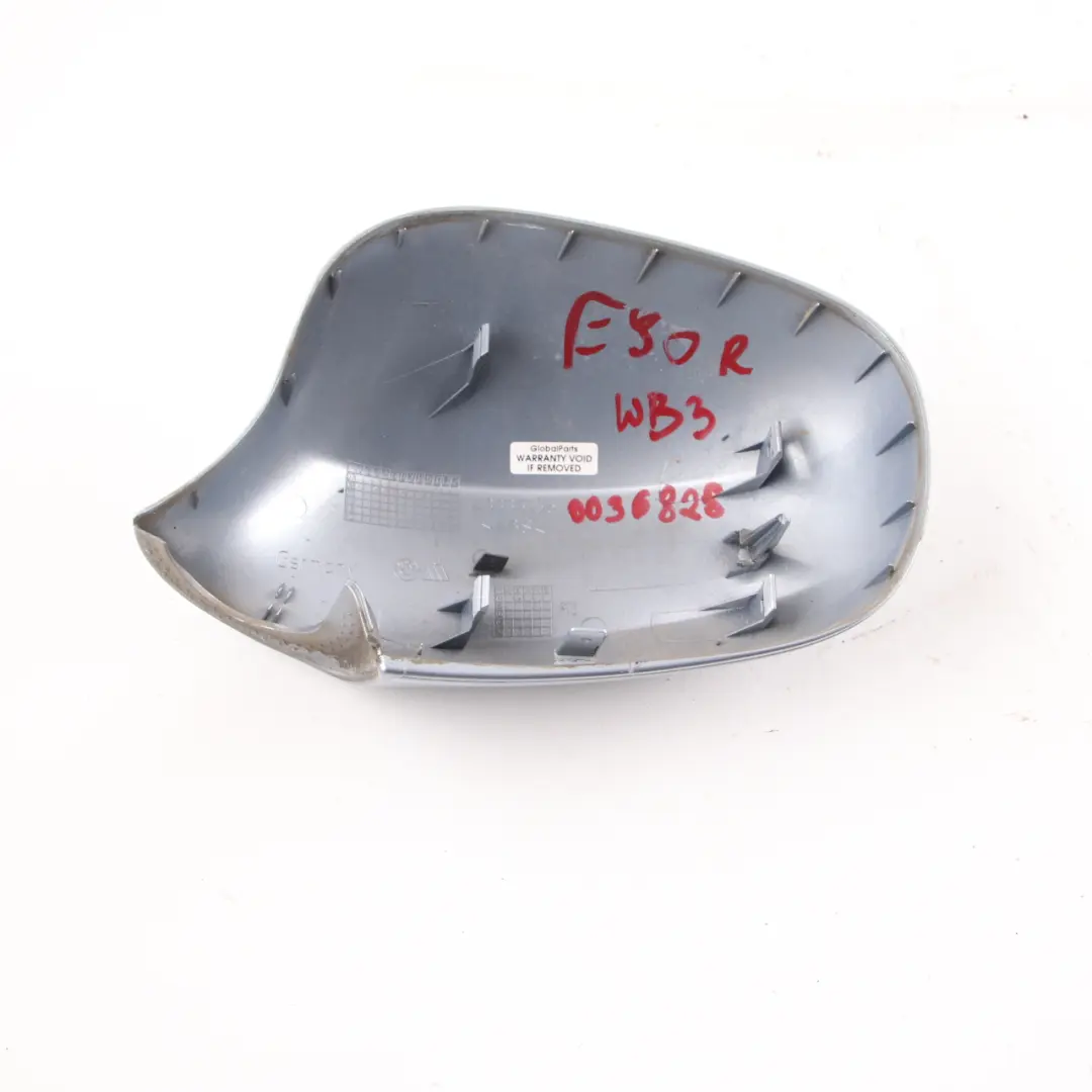  Wing Mirror Cover BMW E90 E91 LCI Right O/S Casing Cap Bluewater Blue 896 - SKU 0036828-WB3 - Part number 0036828