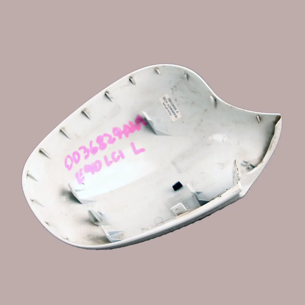 Wing Mirror BMW E90 E91 LCI 1 Left Cover Cap N/S Casing Alpinweiss Alpine White to with Part number 0036829 Wing Mirror BMW E90 E91 LCI 1 Left Cover Cap N/S Casing Alpinweiss Alpine White - SKU 0036829-AW1 - Part number 0036829