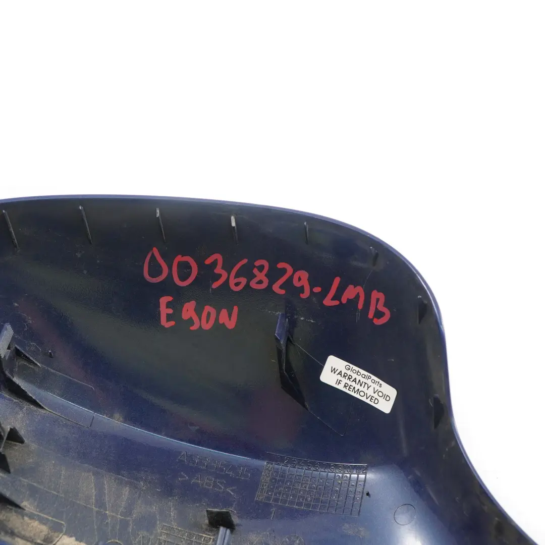 BMW E90 E91 LCI Tapa Izquierda Carcasa Espejo Retrovisor Le Mans Azul - 381 - SKU 0036829-LMB - Número de pieza 0036829
